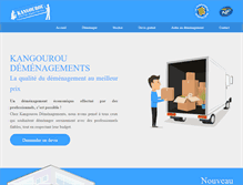 Tablet Screenshot of demenagement-kangourou.com